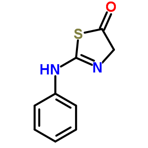 2-Anilino-5-thiazolinoneStructure,55620-29-6Structure 2-Anilino-5-thiazolinone Structure,55620-29-6Structure