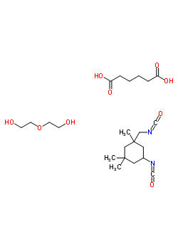 Polydiethyleneglycol adipate/ipdi copolymerStructure,55636-50-5Structure Polydiethyleneglycol adipate/ipdi copolymer Structure,55636-50-5Structure