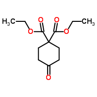 4-氧代-1,1-環(huán)己烷二羧酸 1,1-二乙酯結(jié)構(gòu)式_55704-60-4結(jié)構(gòu)式