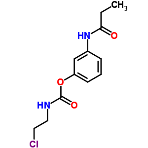 (9CI)-(2-氯乙基)-氨基甲酸 3-[(1-氧代丙基)氨基]苯酯結(jié)構(gòu)式_55791-82-7結(jié)構(gòu)式