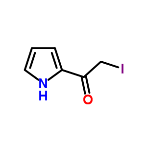 2-碘-1-(1H-吡咯-2-基)-乙酮結(jié)構(gòu)式_55984-20-8結(jié)構(gòu)式