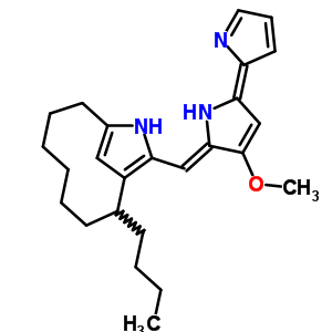Butyl-meta-cycloheptylprodiginineStructure,56208-07-2Structure Butyl-meta-cycloheptylprodiginine Structure,56208-07-2Structure