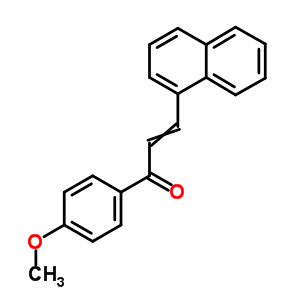 2-Propen-1-one,1-(4-methoxyphenyl)-3-(1-naphthalenyl)-Structure,56412-54-5Structure 2-Propen-1-one,1-(4-methoxyphenyl)-3-(1-naphthalenyl)- Structure,56412-54-5Structure