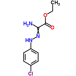 2-氨基-2-[2-(4-氯苯基)亞肼基]-乙酸乙酯結(jié)構(gòu)式_56462-76-1結(jié)構(gòu)式