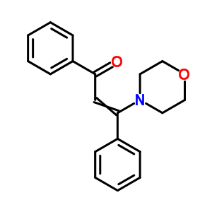 2-Propen-1-one,3-(4-morpholinyl)-1,3-diphenyl-Structure,5666-02-4Structure 2-Propen-1-one,3-(4-morpholinyl)-1,3-diphenyl- Structure,5666-02-4Structure