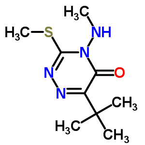 3-Methylthio-4-methylamino-6-tert-butyl-4,5-dihydro-1,2,4-triazin-5-oneStructure,56742-45-1Structure 3-Methylthio-4-methylamino-6-tert-butyl-4,5-dihydro-1,2,4-triazin-5-one Structure,56742-45-1Structure