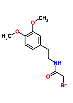 N-(bromoacetyl)homoveratrylamineStructure,56997-75-2Structure N-(bromoacetyl)homoveratrylamine Structure,56997-75-2Structure