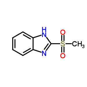 1H-benzimidazole,2-(methylsulfonyl)-(9ci)Structure,57159-81-6Structure 1H-benzimidazole,2-(methylsulfonyl)-(9ci) Structure,57159-81-6Structure