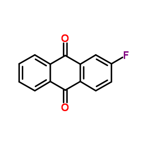 2-氟蒽-9,10-二酮結構式_572-84-9結構式