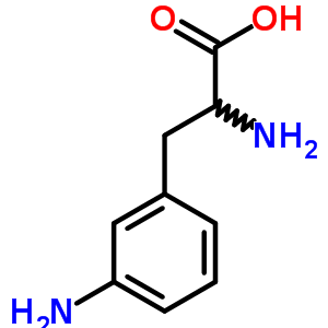 3-氨基-L-苯丙氨酸結(jié)構(gòu)式_57213-16-8結(jié)構(gòu)式