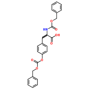 2-Phenylmethoxycarbonylamino-3-(4-phenylmethoxycarbonyloxyphenyl)propanoic acidStructure,57228-56-5Structure 2-Phenylmethoxycarbonylamino-3-(4-phenylmethoxycarbonyloxyphenyl)propanoic acid Structure,57228-56-5Structure