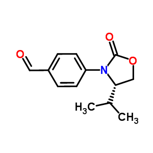 (S)-4-(4-isopropyl-2-oxooxazolidin-3-yl)benzaldehydeStructure,572923-00-3Structure (S)-4-(4-isopropyl-2-oxooxazolidin-3-yl)benzaldehyde Structure,572923-00-3Structure