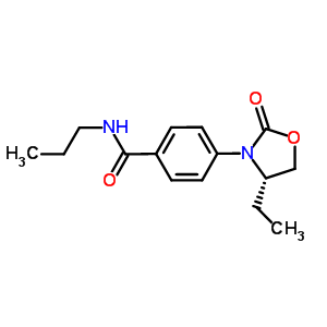 (S)-4-(4-ethyl-2-oxooxazolidin-3-yl)-n-propylbenzamideStructure,572923-16-1Structure (S)-4-(4-ethyl-2-oxooxazolidin-3-yl)-n-propylbenzamide Structure,572923-16-1Structure