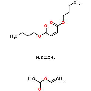 2-Butenedioic acid (z)-, dibutyl ester, polymer with ethene and ethenyl acetateStructure,57418-55-0Structure 2-Butenedioic acid (z)-, dibutyl ester, polymer with ethene and ethenyl acetate Structure,57418-55-0Structure