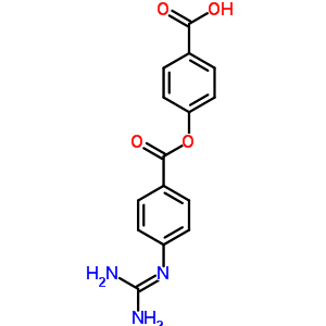4’-Carboxyphenyl 4-guanidinobenzoateStructure,57438-36-5Structure 4’-Carboxyphenyl 4-guanidinobenzoate Structure,57438-36-5Structure