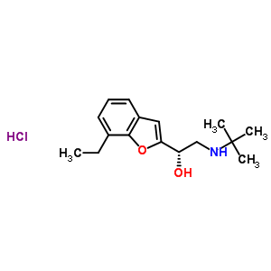 (S)-丁呋洛爾鹽酸鹽結構式_57704-10-6結構式