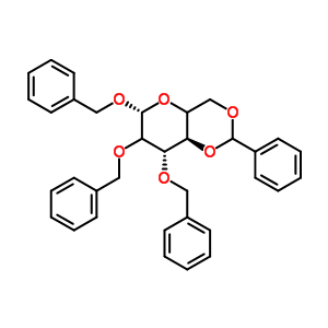 Benzyl 2,3-di-o-benzyl-4,6-o-benzylidene-beta-d-glucopyranosideStructure,57783-66-1Structure Benzyl 2,3-di-o-benzyl-4,6-o-benzylidene-beta-d-glucopyranoside Structure,57783-66-1Structure