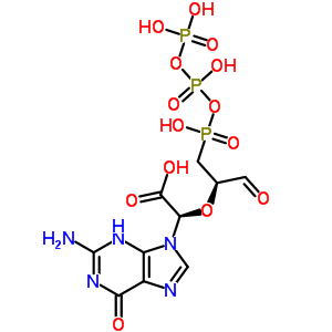 2-(Guanylformylmethoxy)-3-(triphospho)propanalStructure,58045-02-6Structure 2-(Guanylformylmethoxy)-3-(triphospho)propanal Structure,58045-02-6Structure