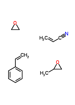 2-Propenenitrile, polymer with ethenylbenzene, methyloxirane and oxiraneStructure,58050-75-2Structure 2-Propenenitrile, polymer with ethenylbenzene, methyloxirane and oxirane Structure,58050-75-2Structure