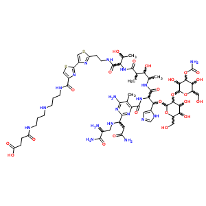 3-(4-Succinoylaminobutylamino)propylaminobleomycinStructure,58071-33-3Structure 3-(4-Succinoylaminobutylamino)propylaminobleomycin Structure,58071-33-3Structure