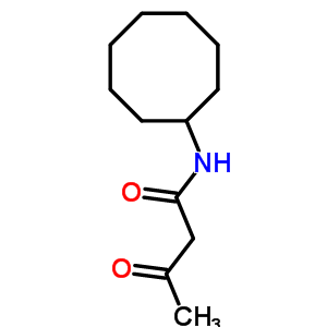 N-cyclooctyl-3-oxobutanamideStructure,58102-36-6Structure N-cyclooctyl-3-oxobutanamide Structure,58102-36-6Structure