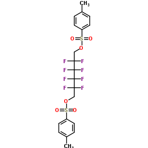 1,6-Bis(4-tosyloxy)-1h,1h,6h,6h-perfluorohexaneStructure,58191-47-2Structure 1,6-Bis(4-tosyloxy)-1h,1h,6h,6h-perfluorohexane Structure,58191-47-2Structure