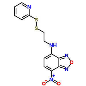 7-硝基-N-[2-(2-吡啶基二硫代)乙基]-2,1,3-苯并惡二唑-4-胺結(jié)構(gòu)式_58210-58-5結(jié)構(gòu)式