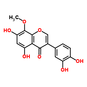 3-(3,4-Dihydroxyphenyl)-5,7-dihydroxy-8-methoxy-4h-1-benzopyran-4-oneStructure,58262-89-8Structure 3-(3,4-Dihydroxyphenyl)-5,7-dihydroxy-8-methoxy-4h-1-benzopyran-4-one Structure,58262-89-8Structure