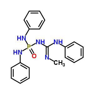 n-[雙(苯基氨基)膦]-n-甲基-n-苯基-胍結構式_5830-45-5結構式