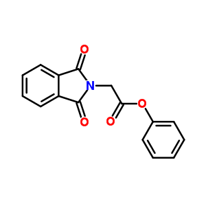 2H-isoindole-2-aceticacid, 1,3-dihydro-1,3-dioxo-, phenyl esterStructure,58455-49-5Structure 2H-isoindole-2-aceticacid, 1,3-dihydro-1,3-dioxo-, phenyl ester Structure,58455-49-5Structure