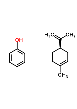 (4R)-1-甲基-4-丙-1-烯-2-基環(huán)己烯與苯酚聚合物結構式_58555-74-1結構式