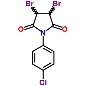 3,4-Dibromo-1-(4-chlorophenyl)pyrrolidine-2,5-dioneStructure,58879-68-8Structure 3,4-Dibromo-1-(4-chlorophenyl)pyrrolidine-2,5-dione Structure,58879-68-8Structure