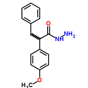 Alpha-(p-methoxyphenyl)hydrocinnamic acid hydrazideStructure,58973-43-6Structure Alpha-(p-methoxyphenyl)hydrocinnamic acid hydrazide Structure,58973-43-6Structure