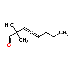 2,2-Dimethyl-3,4-octadienalStructure,590-71-6Structure 2,2-Dimethyl-3,4-octadienal Structure,590-71-6Structure