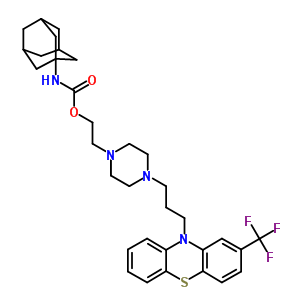 Fluphenazine adamantylcarbamateStructure,59032-09-6Structure Fluphenazine adamantylcarbamate Structure,59032-09-6Structure