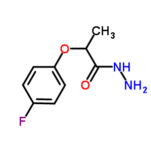 2-(4-氟苯氧基)丙肼結(jié)構(gòu)式_590356-83-5結(jié)構(gòu)式