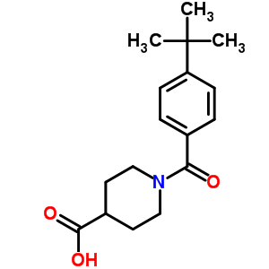1-(4-Tert-butylbenzoyl)piperidine-4-carboxylic acidStructure,593261-87-1Structure 1-(4-Tert-butylbenzoyl)piperidine-4-carboxylic acid Structure,593261-87-1Structure