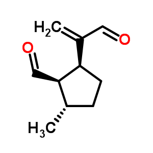 (1R,2S,5S)-2-甲基-5-(3-氧代-1-丙烯-2-基)環(huán)戊烷-1-甲醛結(jié)構(gòu)式_5951-57-5結(jié)構(gòu)式
