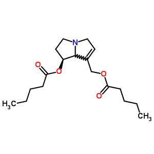 (1S,7aR)-2,3,5,7alpha-四氫-1beta-羥基-1H-吡咯里嗪-7-甲醇二戊酸酯結構式_59532-52-4結構式