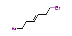 (3E)-1,6-dibromo-3-hexeneStructure,59533-63-0Structure (3E)-1,6-dibromo-3-hexene Structure,59533-63-0Structure