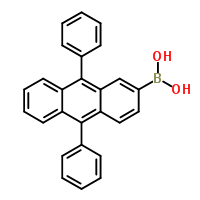 B-(9,10-diphenyl-2-anthracenyl)boronic acidStructure,597553-98-5Structure B-(9,10-diphenyl-2-anthracenyl)boronic acid Structure,597553-98-5Structure