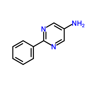 2-苯基嘧啶-5-胺結構式_59808-52-5結構式
