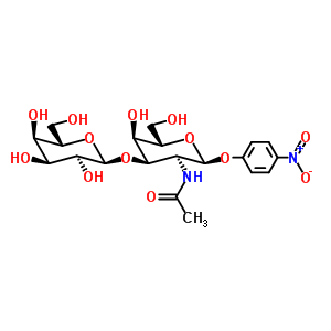 Gal beta(1-3)GalNAc-beta-pNP結(jié)構(gòu)式_59837-15-9結(jié)構(gòu)式