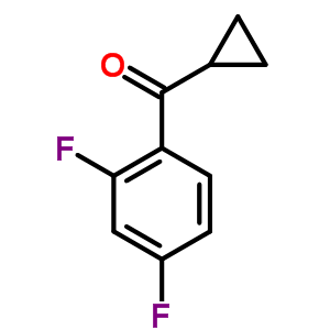 Cyclopropyl 2,4-difluorophenyl ketoneStructure,60131-34-2Structure Cyclopropyl 2,4-difluorophenyl ketone Structure,60131-34-2Structure