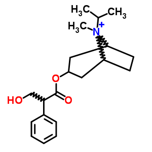 (endo,syn)-3-(3-羥基-1-氧代-2-苯基丙氧基)-8-甲基-8-(1-甲基乙基)-8-氮雜雙環(huán)[3.2.1]辛烷結構式_60205-81-4結構式