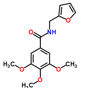 N-furfuryl-3,4,5-trimethoxybenzamideStructure,60273-39-4Structure N-furfuryl-3,4,5-trimethoxybenzamide Structure,60273-39-4Structure