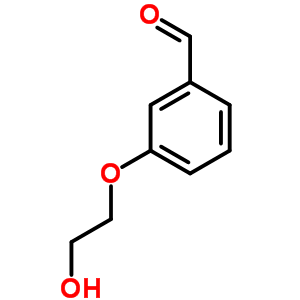 3-(2-HYdroxyethoxy)benzaldehydeStructure,60345-97-3Structure 3-(2-HYdroxyethoxy)benzaldehyde Structure,60345-97-3Structure