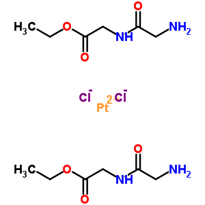 Dichlorobis(glycylglycine ethyl ester)platinum (ii)Structure,60426-60-0Structure Dichlorobis(glycylglycine ethyl ester)platinum (ii) Structure,60426-60-0Structure