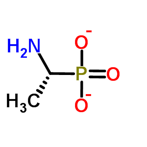 (R)-(-)-1-氨基乙基磷酸結構式_60687-36-7結構式
