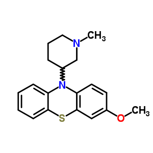 3-Methoxy-10-(1-methyl-3-piperidinyl)-10h-phenothiazineStructure,60706-48-1Structure 3-Methoxy-10-(1-methyl-3-piperidinyl)-10h-phenothiazine Structure,60706-48-1Structure